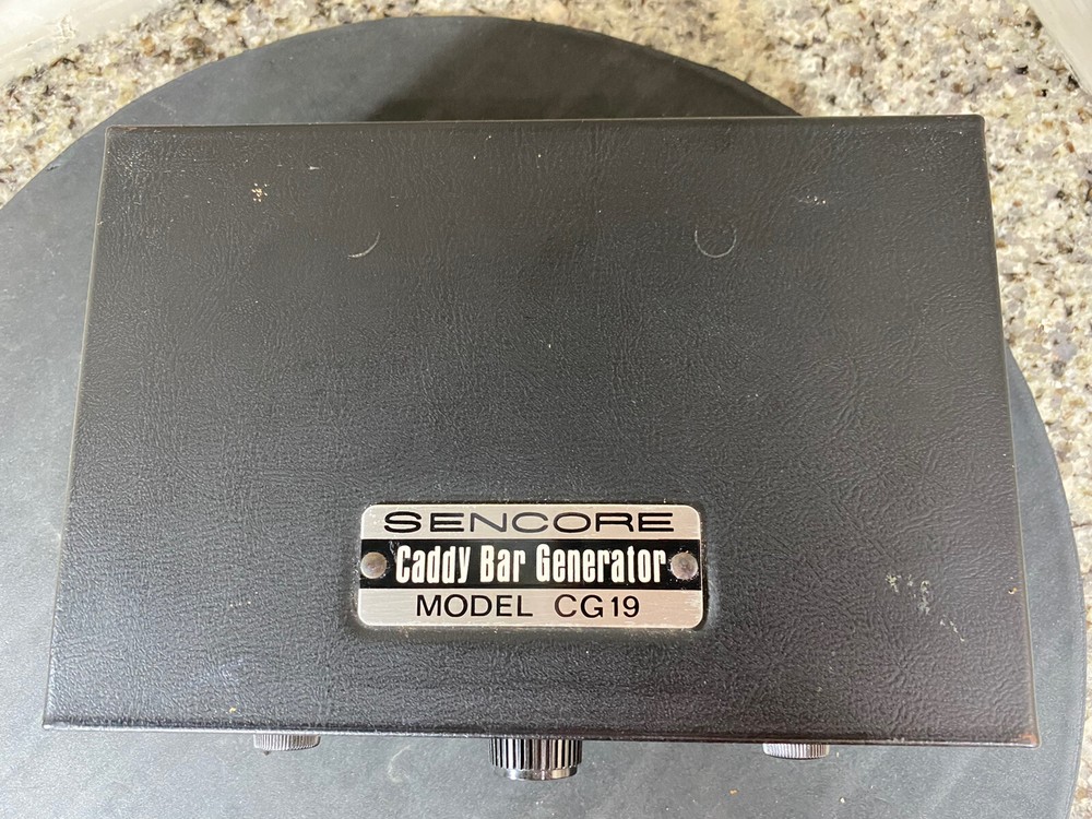 Sencore Model CG19 Caddy Bar Generator Pattern Selector Color Output No. 764577
