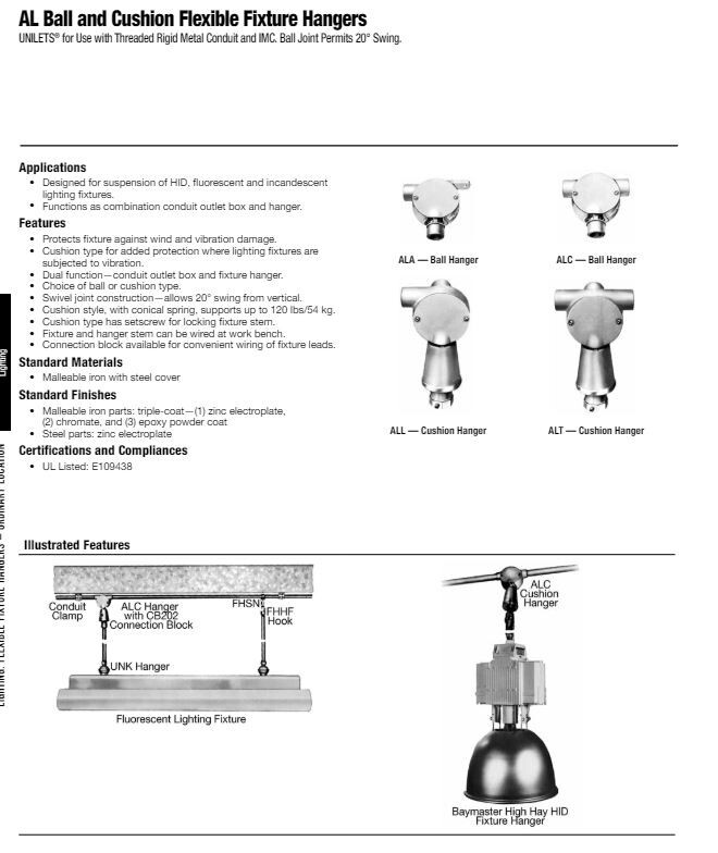 APPLETON BJ50 1/2 IN BALL FIXTURE STEM