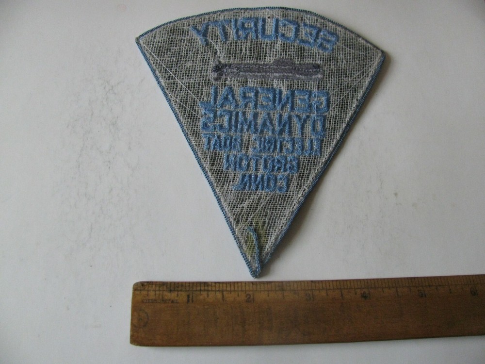 GENERAL DYNAMICS GROTON CT OBSOLETE DEFUNCT SECURTY PATCH FREE SHIPPING LOWEST