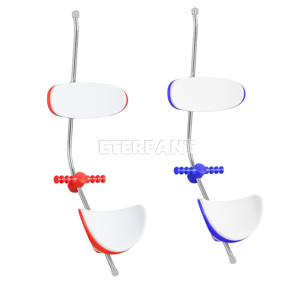 ETERFANT Dental Ortho Forward Pull Face Headgear Single Bar Blue/Red Adjustable
