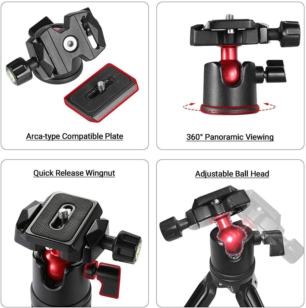 SmallRig Mini Tripod for Camera/ Phone, Desktop Tabletop Tripod with Arca-Type
