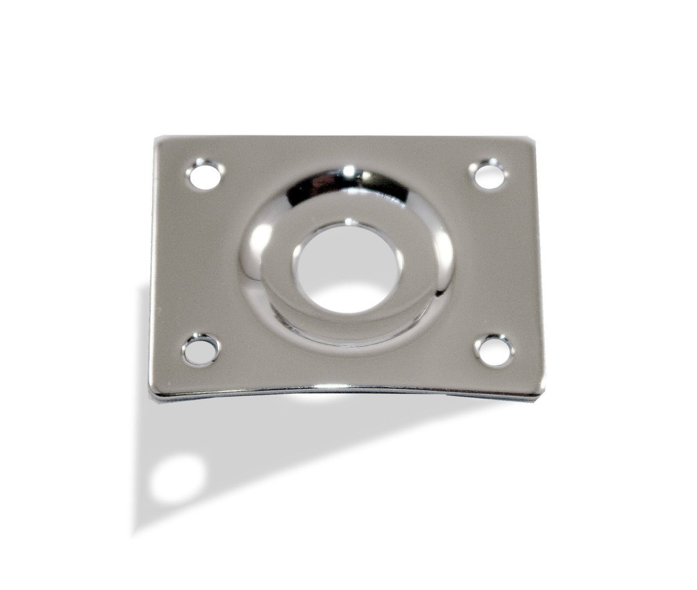 Jack Plate Rectangular Body Mount Chrome Bitterroot 081121CH