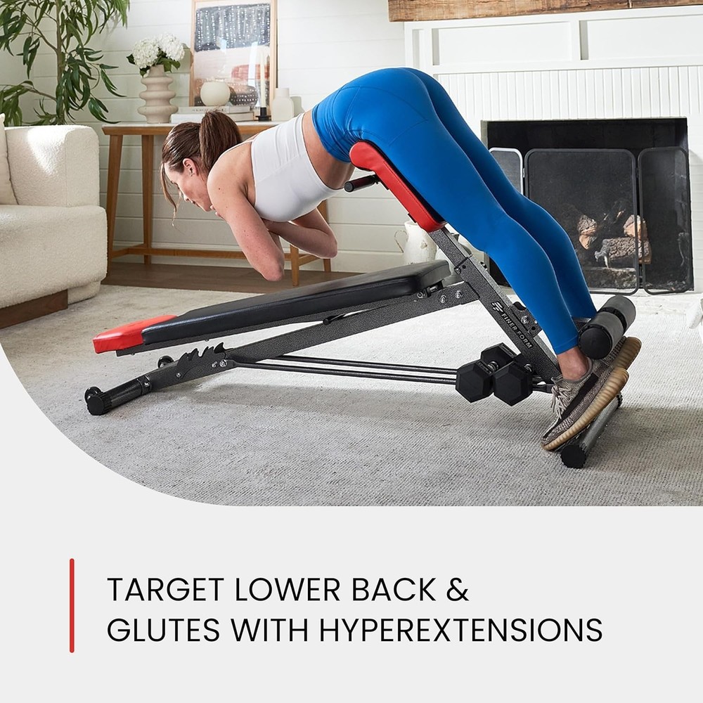 Multi-Functional Weight Bench for Full All-in-One Body Workout – Adjustable W...