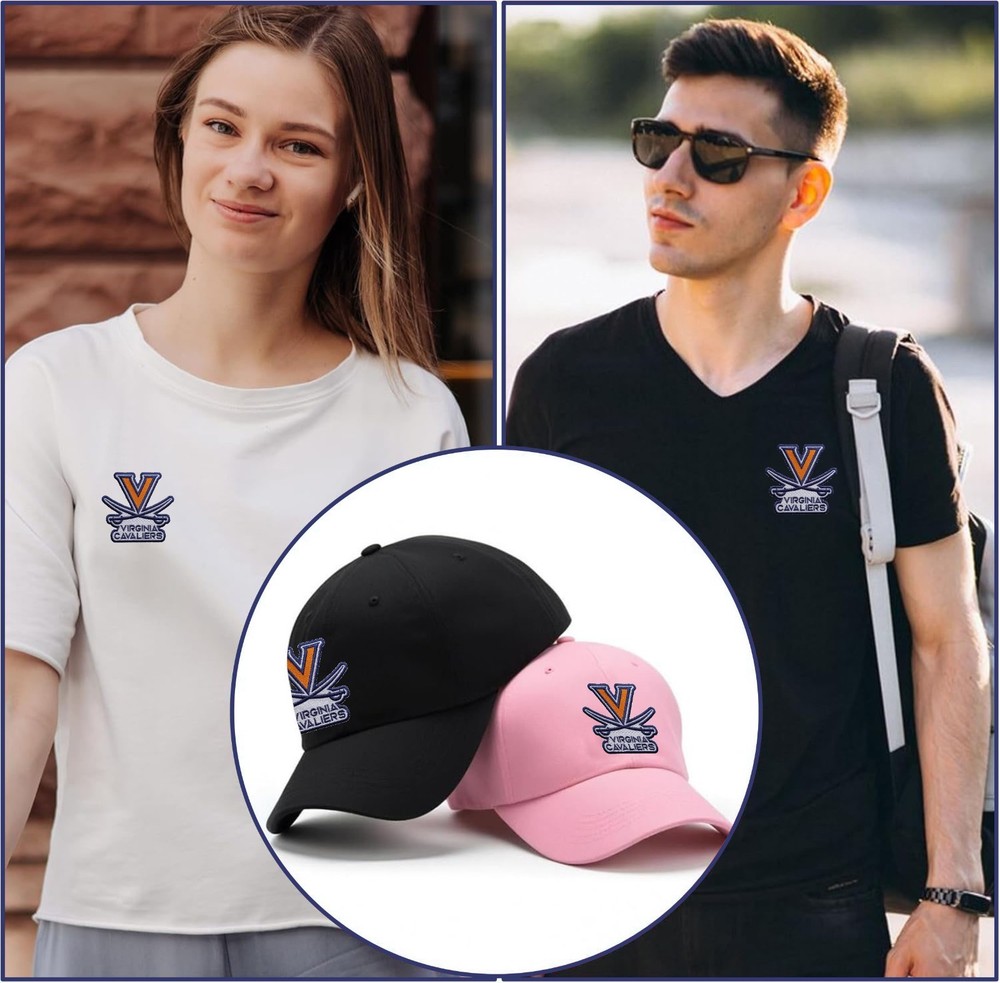 Virginia Cavaliers NCAA Team Logo Iron On Patch - Sew Patch - Embroidered Patch