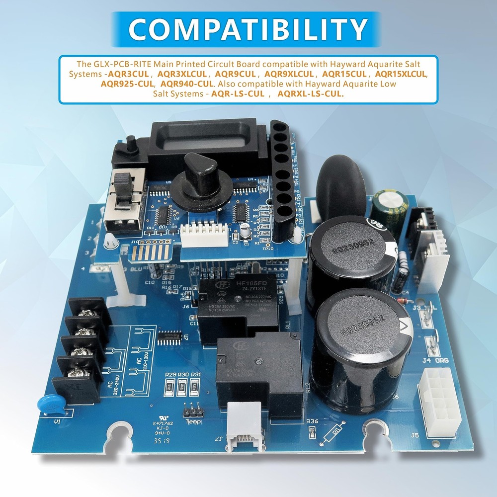 GLX-PCB-RITE Main Circuit Board & GLX-PCB-DSP Display Board, Compatible with...