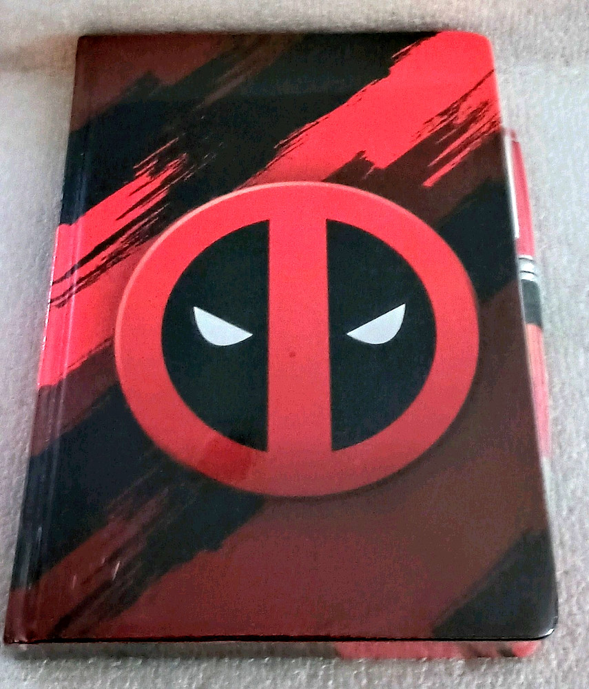 Marvel Deadpool Premium Notebook Diary & Pen Gift Set New NOS 2017