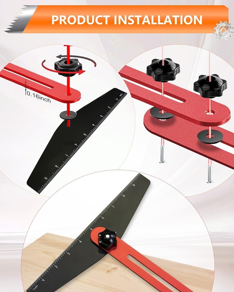 Multi-Functional Stair Tread Tool Kit - Ideal for Home Woodworking Projects