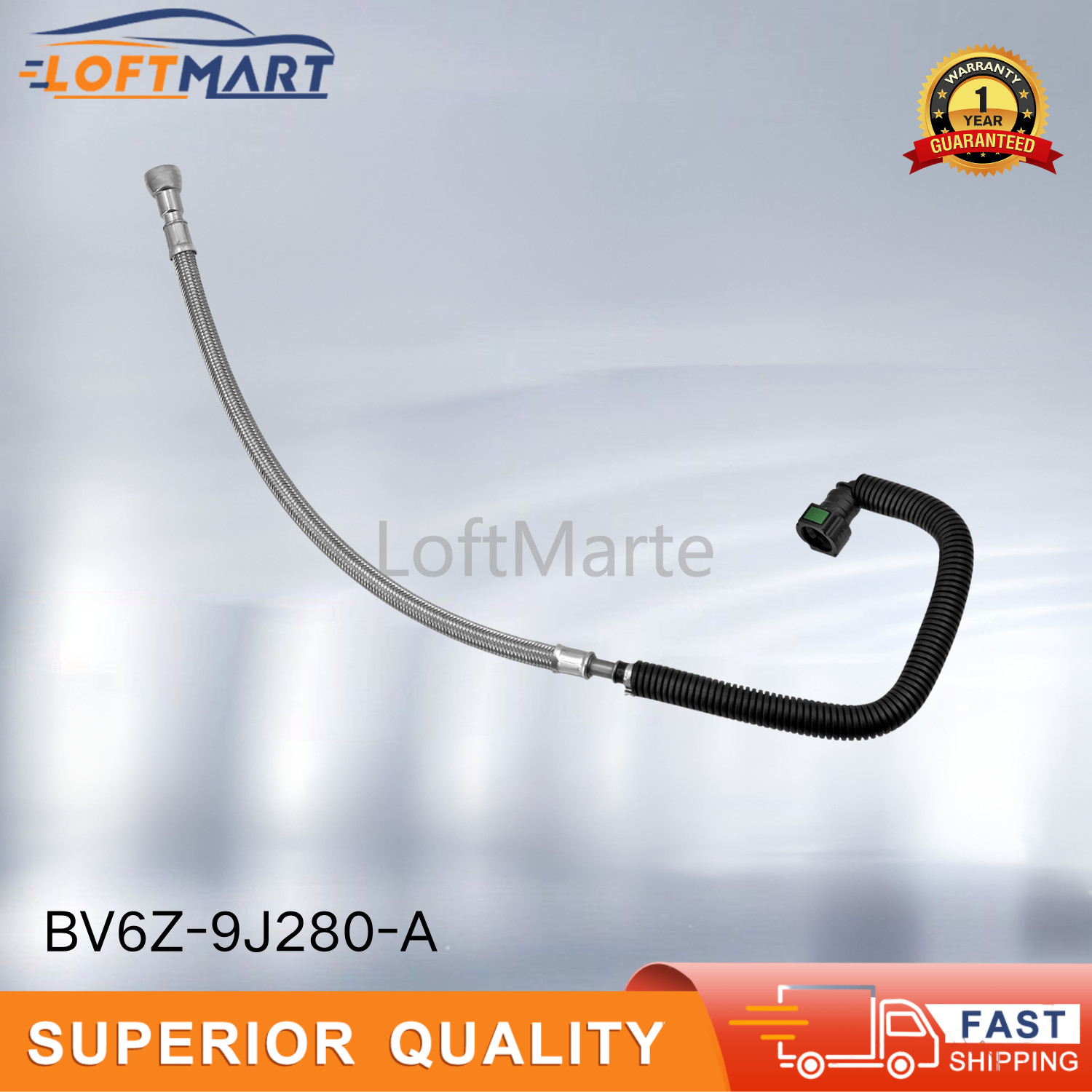 New BV6Z9J280A Fuel Injection Fuel Feed Pipe For Ford Focus 2012-2018