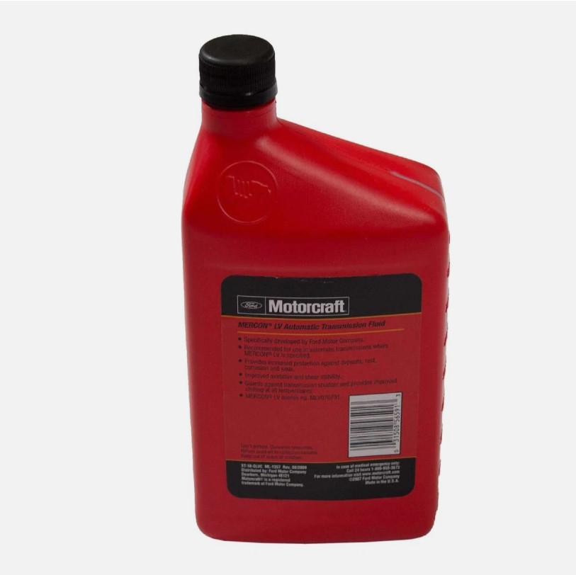 Motorcraft XT10QLVC Mercon LV Automatic Transmission Fluid, 12 Quart Case