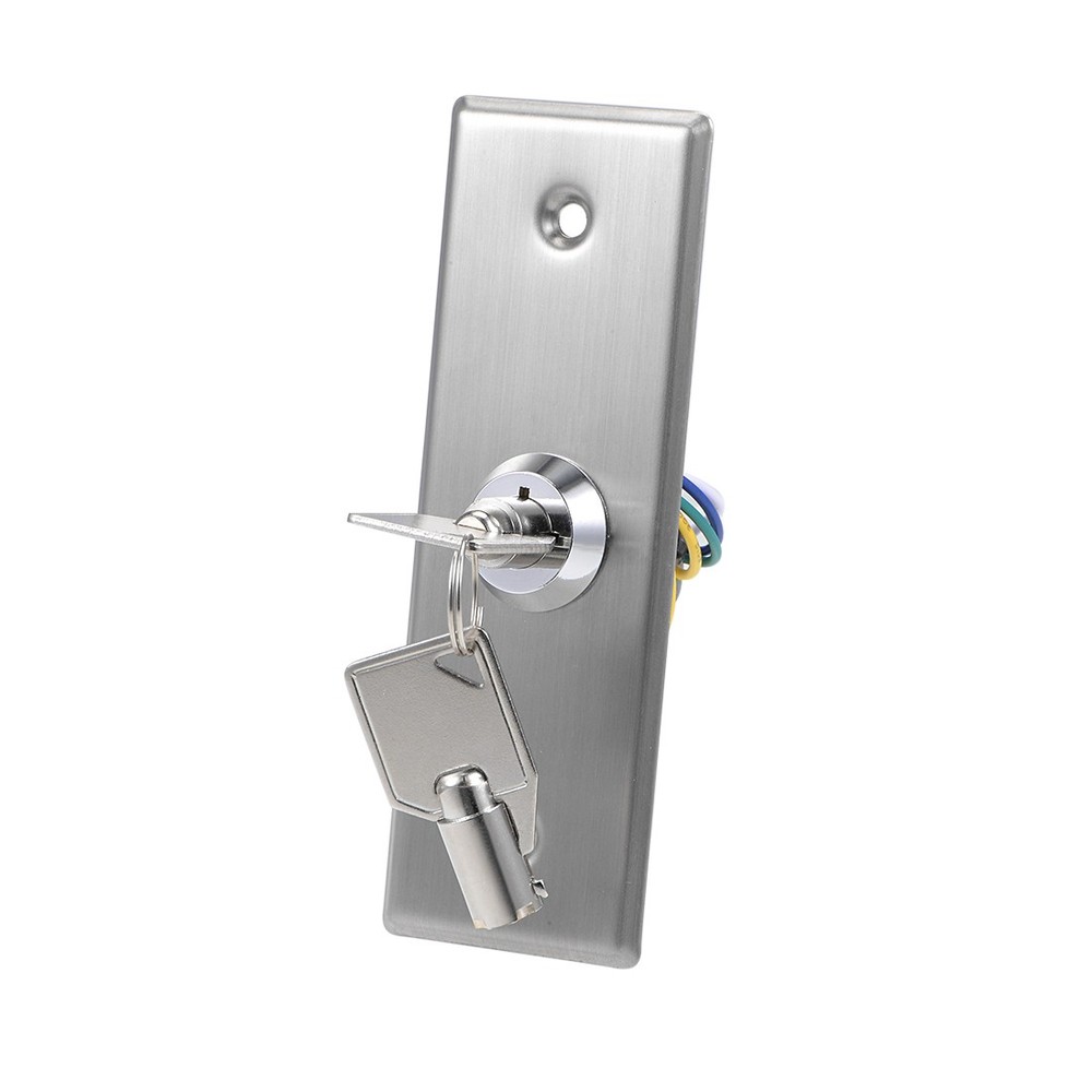 Key Switch Lock On Off Exit Door Lock Release SPST for Access Control 2 Keys