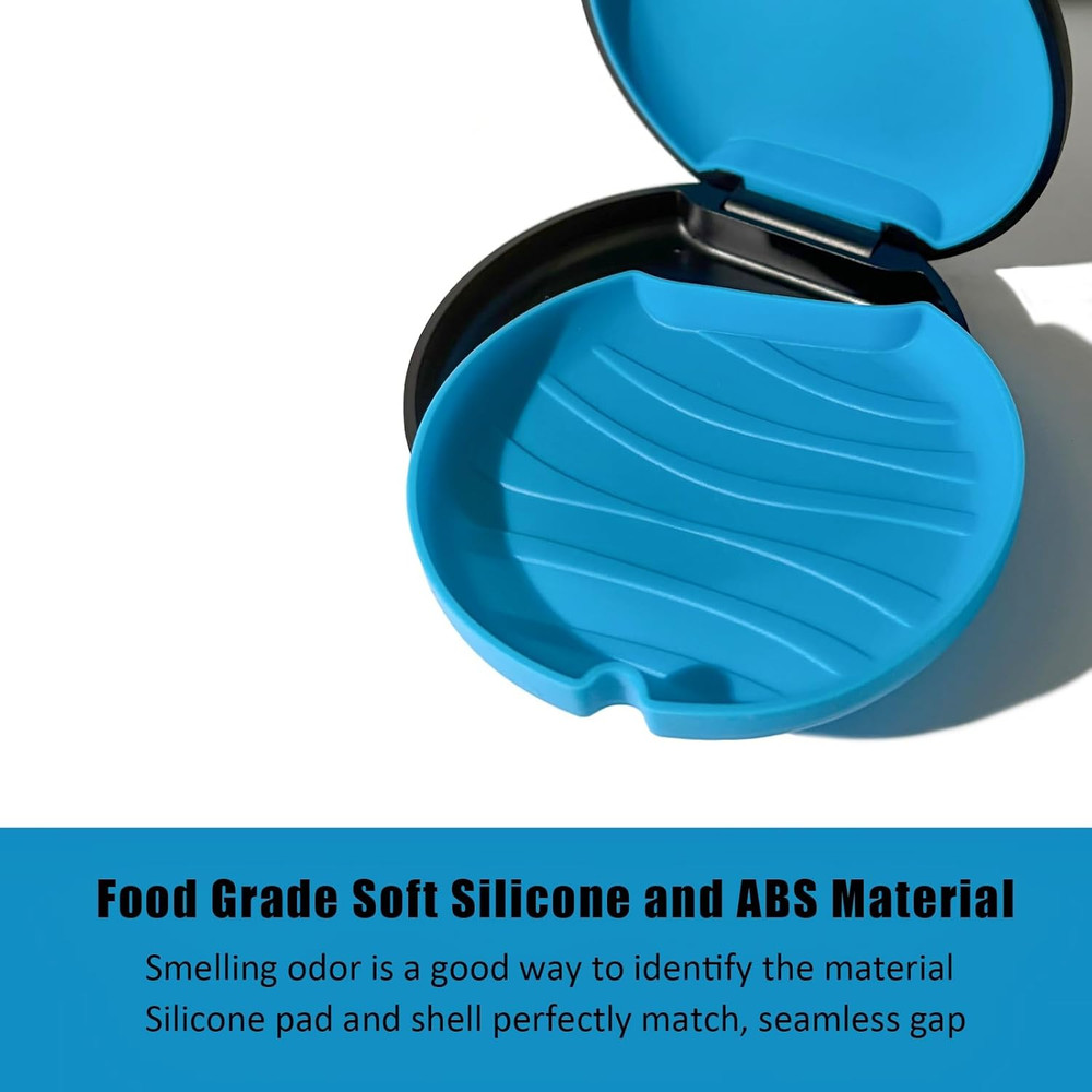 2PCS Retainer Case Compatible with Invisalign,Cute Slim Aligner Case,Customized