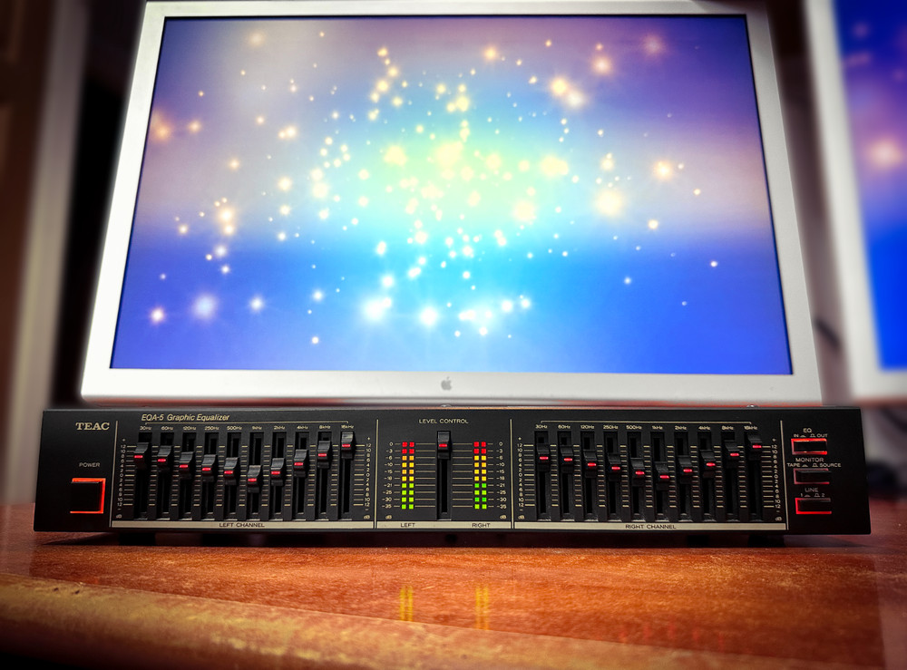 TEAC EQA-5 🌈RaRe🌈 Vintage Stereo Equalizer