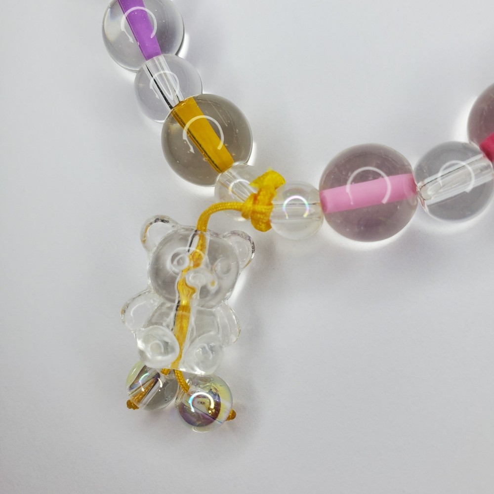 Hand crafted artisan unique gemstone bracelet