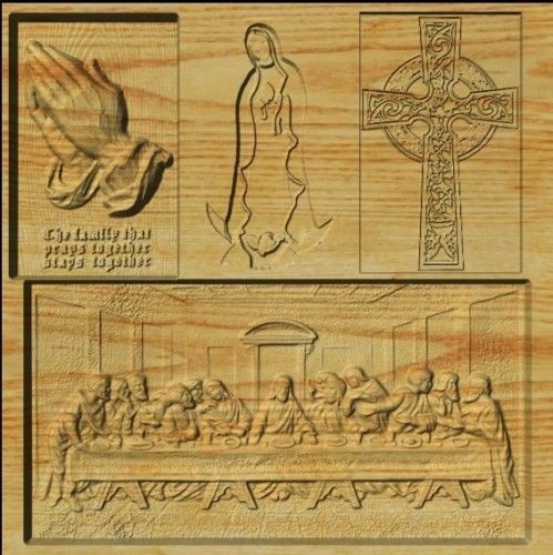 New CD Over 100 Religious Patterns for Sears Craftsman Compucarve Carvewright