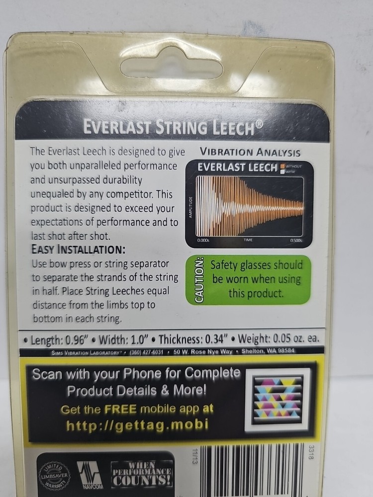 Limbsaver Everlast Bow String Leech - (Black) #3318