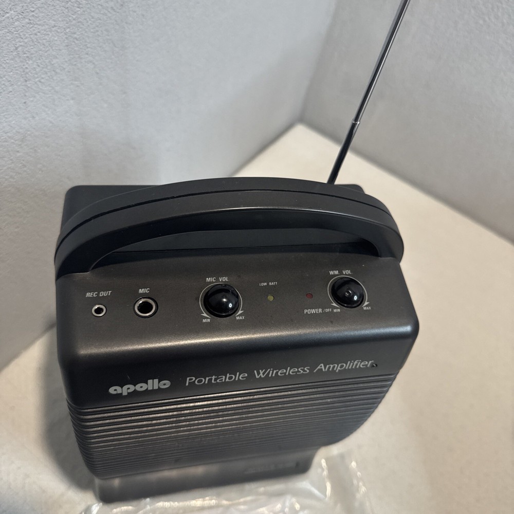 Apollo Portable Cordless Wireless PA 5000 System Wireless Mic Speaker