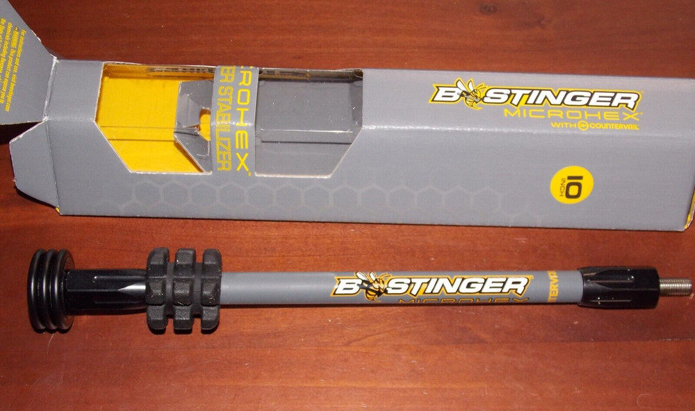 Bee Stinger MicroHex 10" Stabilizer in Grey - B Stinger- Gray