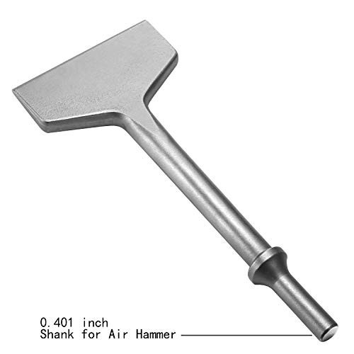 3" Air Hammer Chisel Bits - Pneumatic Floor Scraper, Tile Thinset Removal Tool