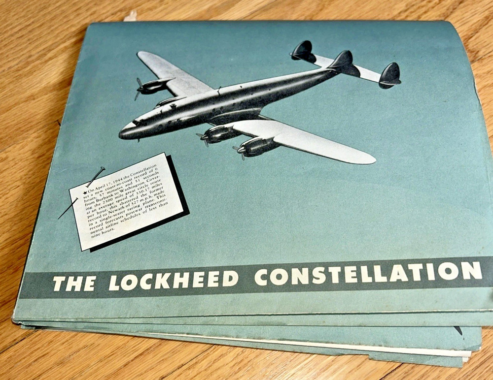1944 LOCKHEED CONSTELLATION MODEL PLANS