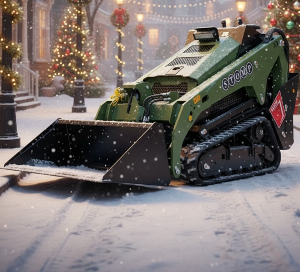 TYPHON Stomp V1000 Kubota D1105 Diesel 24.4hp Skid Steer Hydraulics Full Control