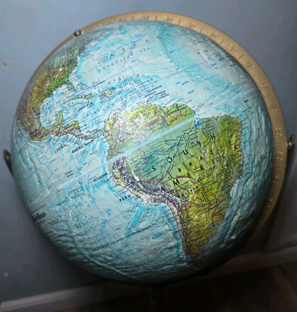 Replogle Treasury Floor Globe, Blue 12" Rough Surface