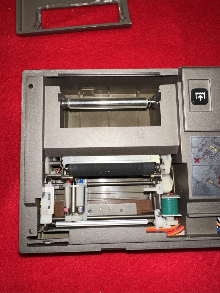 Vtg Sharp PC-1500A Pocket Computer w/ CE-150 Printer/Cassette Interface Turns On