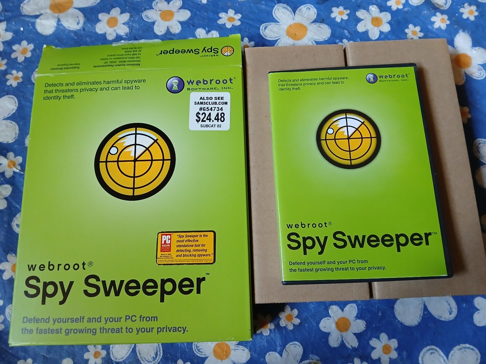 Webroot Spy Sweeper (Win98, 2000) Vintage Anti-Spyware Security Software