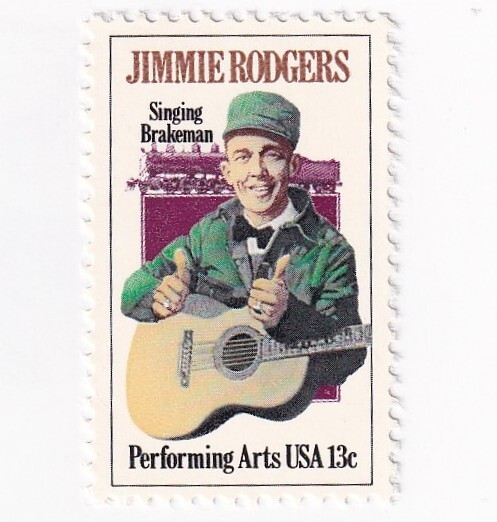 STAMP US SCOTT 1755 " Jimmie Rodgers" 13 CENT 1978 MNH