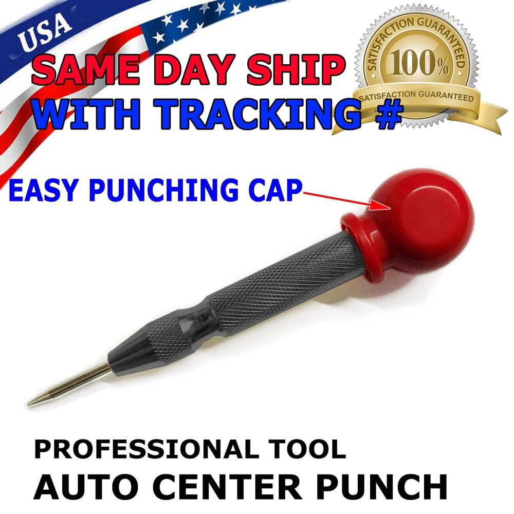 5" Automatic Center Punch Spring Loaded