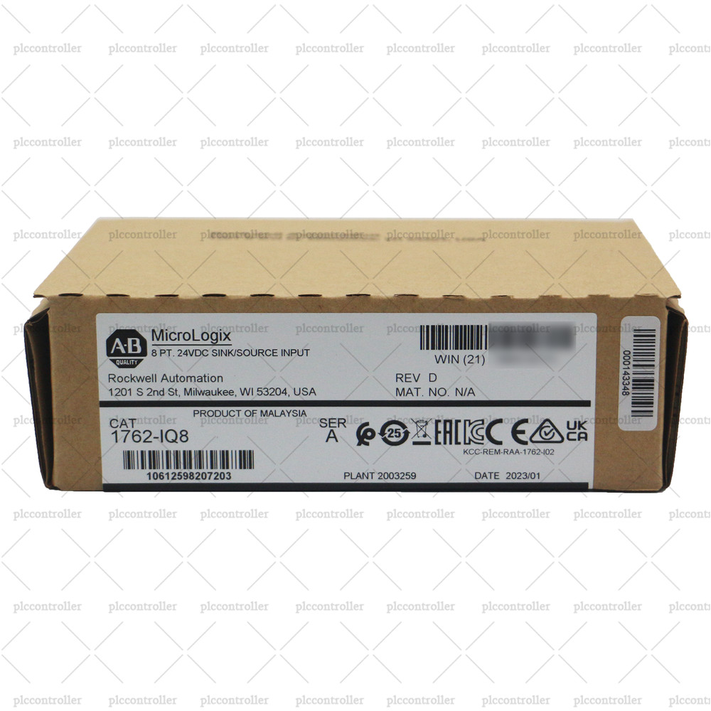 New Allen-Bradley 1762-IQ8 MicroLogix 8 Point Digital Input Module