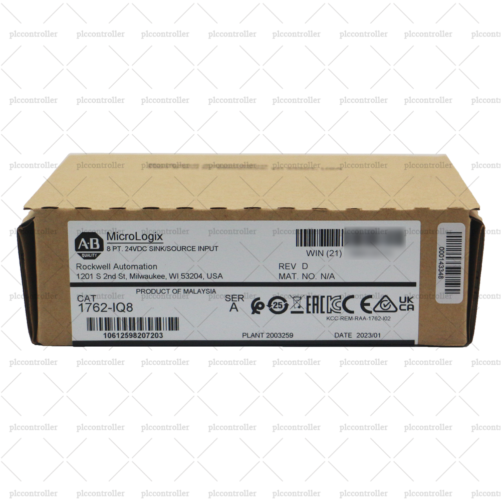 New Allen-Bradley 1762-IQ8 MicroLogix 8 Point Digital Input Module