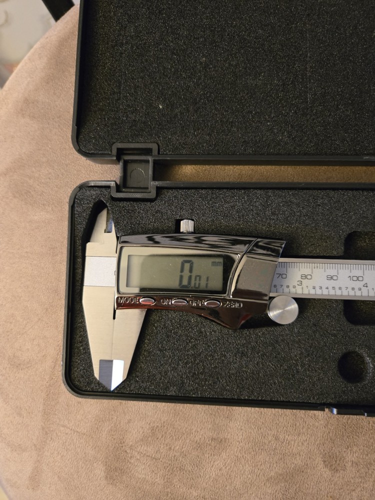 General Tools Digital Caliper #147 - 6" Precision Measuring Tool - Stainless Ste