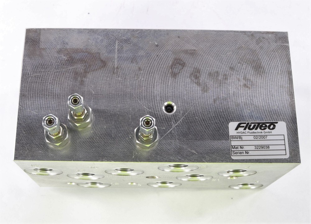 New 3229038 Hydac Shuttle Valve Block