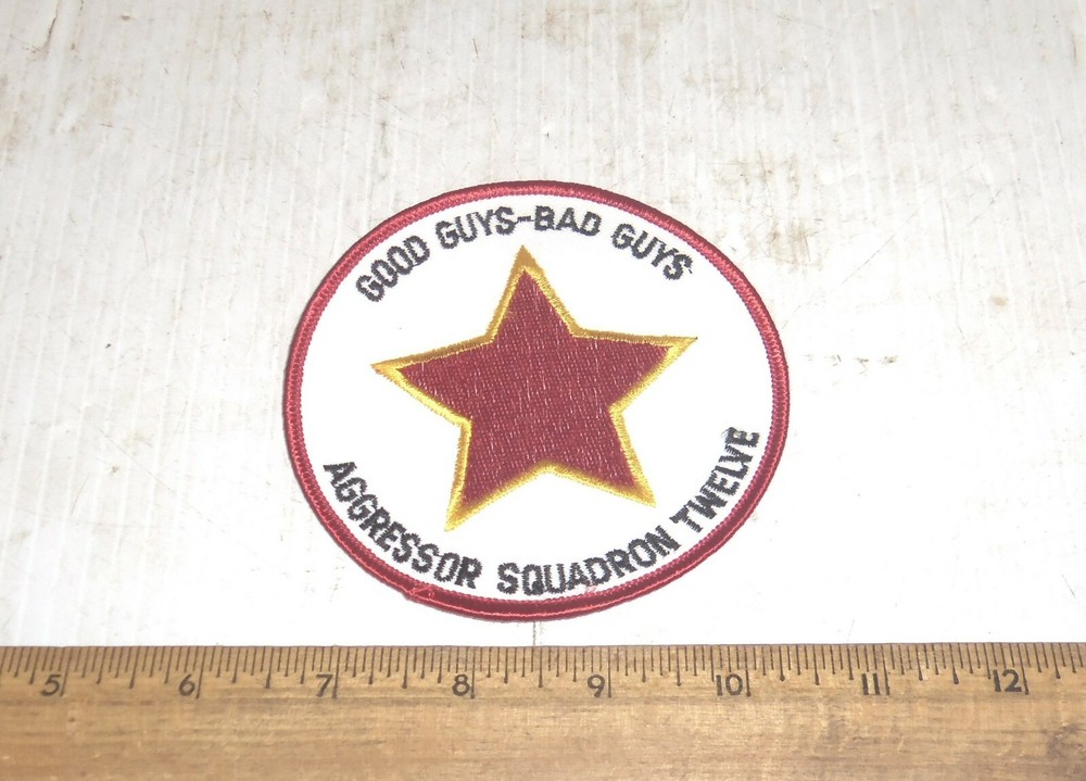 US Air Force - Aggressor Squadron 12 Embroidered Patch