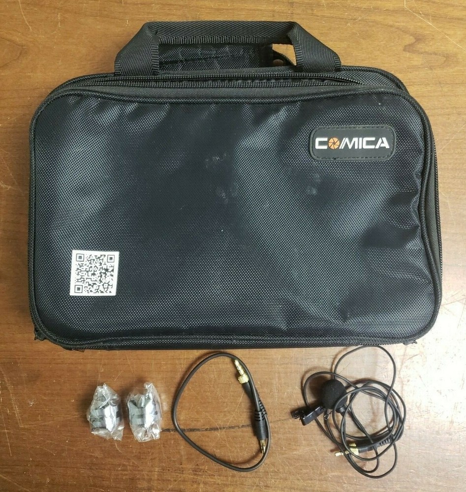 COMICA WM100-RX UHF Wireless Lavalier Microphone Mic Receiver in Case - NICE!!