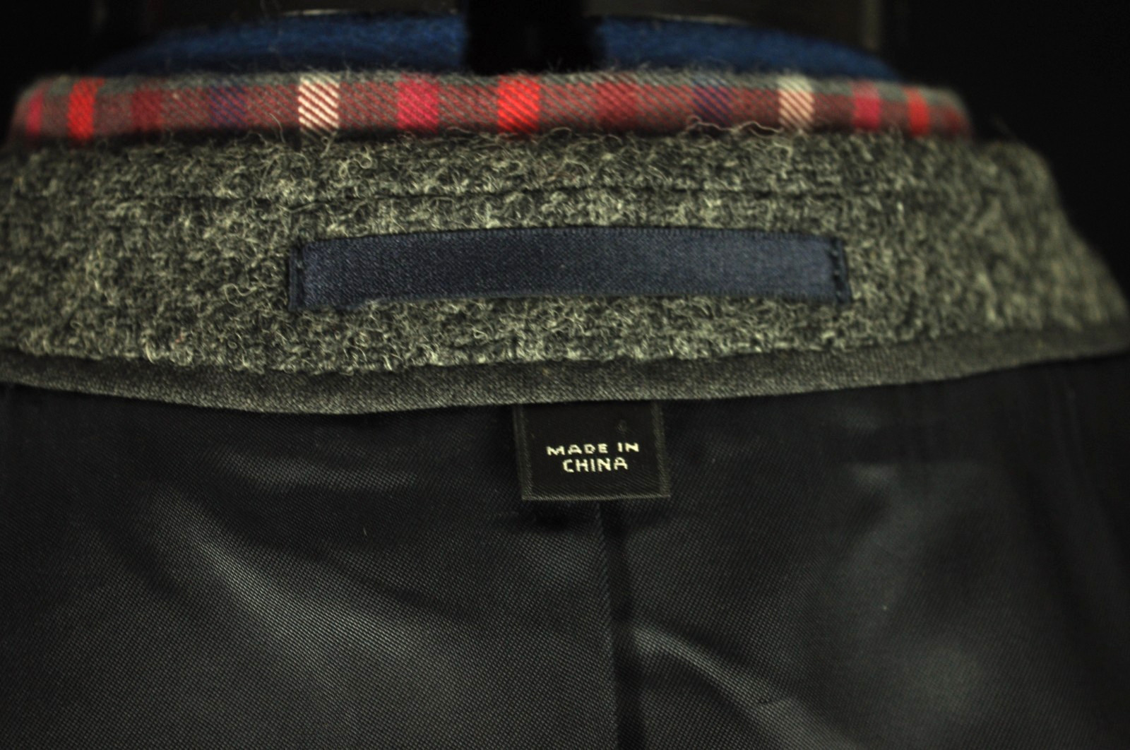 J. Crew Ludlow Moon British Wool Tweed Charcoal Gray Sport Coat 40 Long