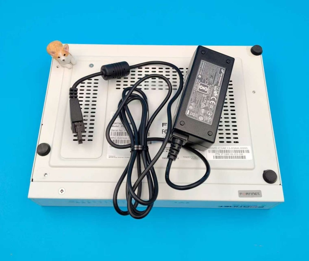FORTIGATE-60E FG-60E FORTINET NETWORK SECURITY FIREWALL *NO POWER CORD*