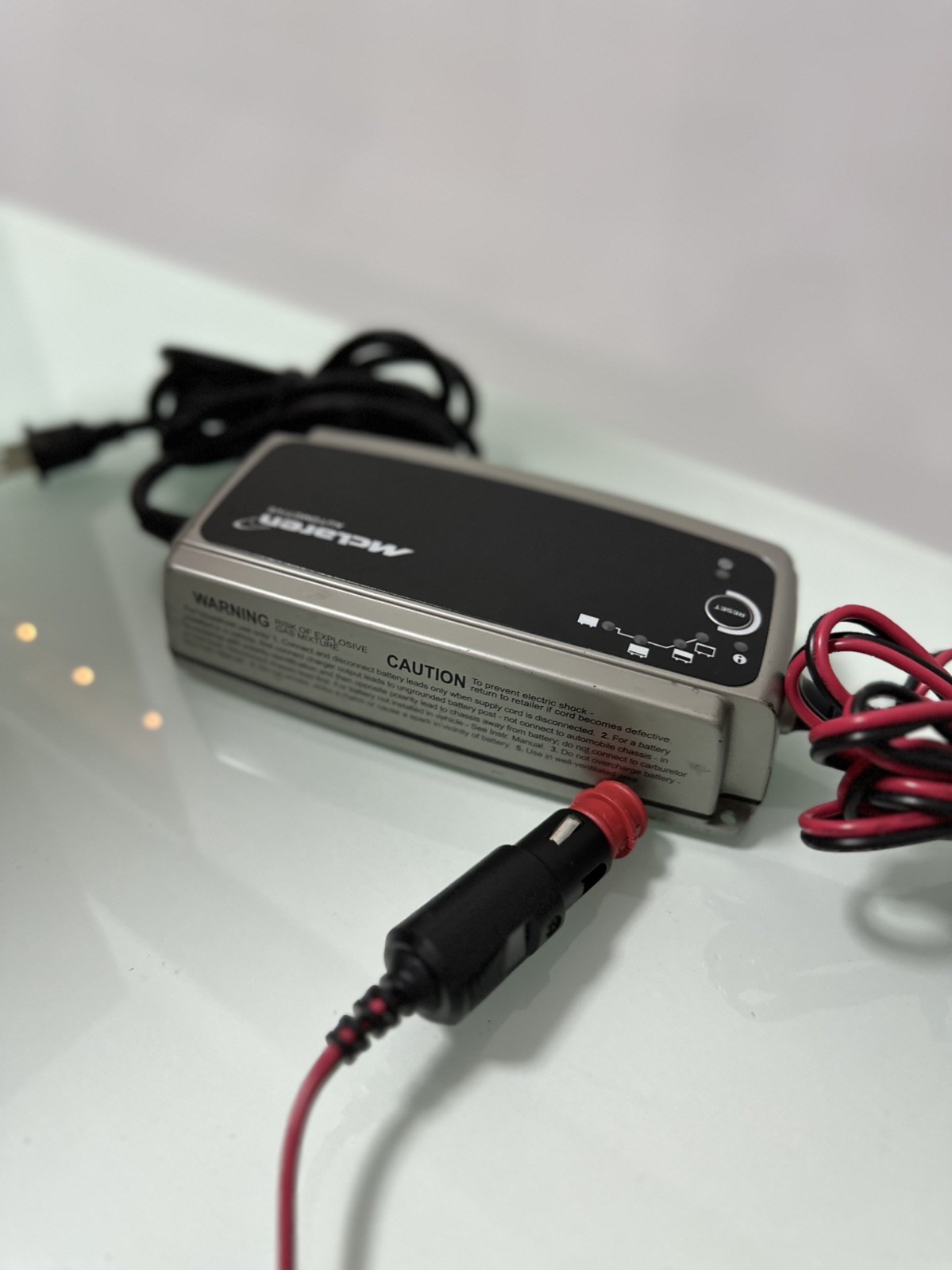 Original 1222MA668GP OFFICIAL McLaren Li-Ion Battery Charger and Maintainer