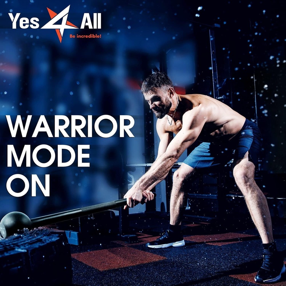 Dynamic 15lb Steel Mace - Enhance Strength & Flexibility