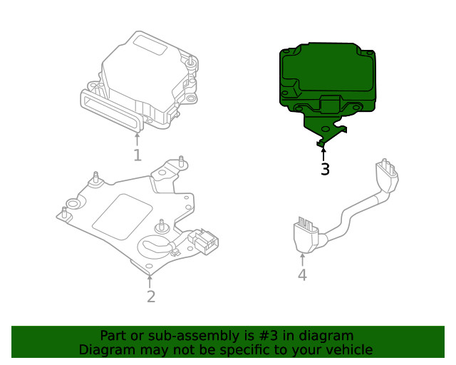 Genuine Nissan Control Module 283D0-3JA0A