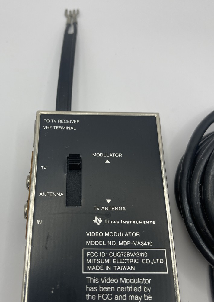 Texas Instruments Video Modulator MDP-VA3410 TI-99/4A