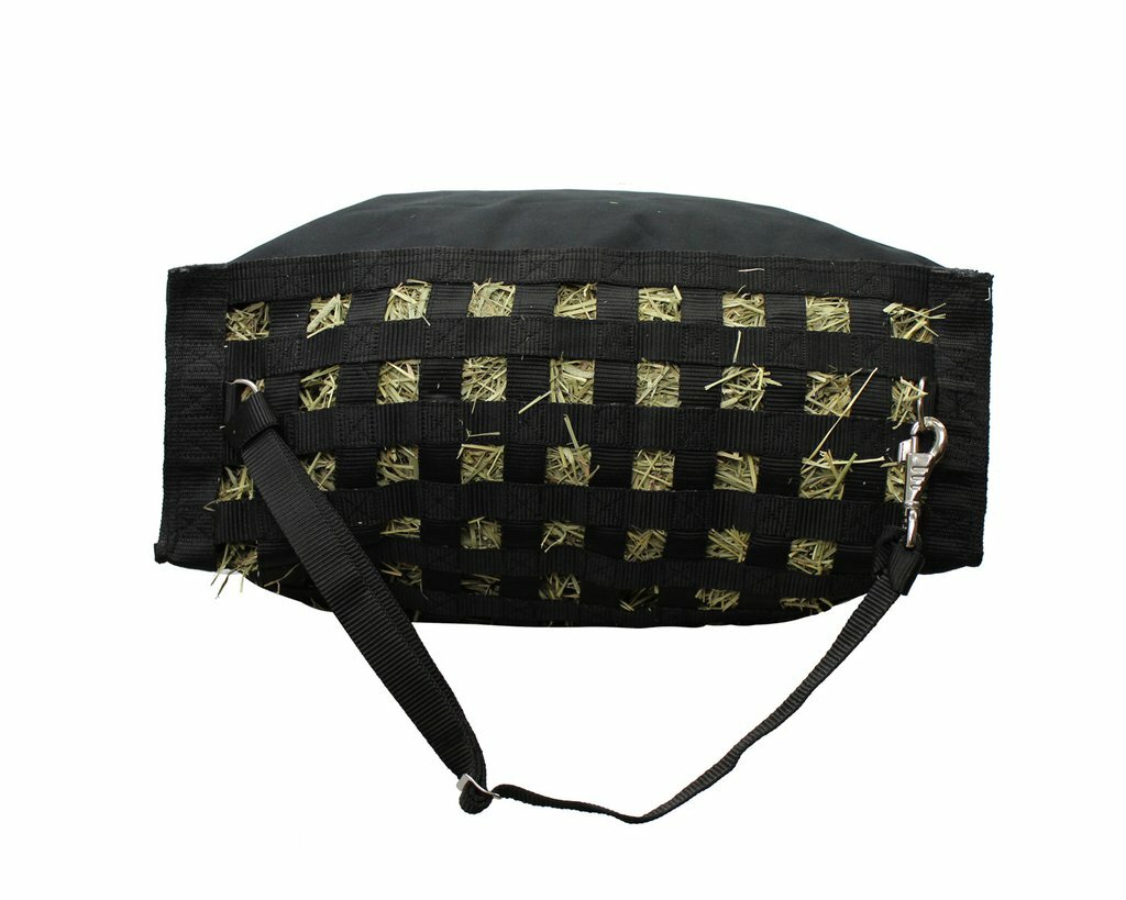 Ultra Slow Feeder Horse Hay Bag with Super Tough Bottom and 6 Month Warranty