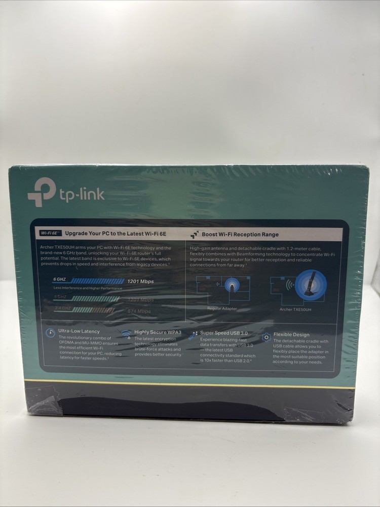 TP-Link AXE3000 Wi-Fi 6E Wireless USB Adapter *Sealed*