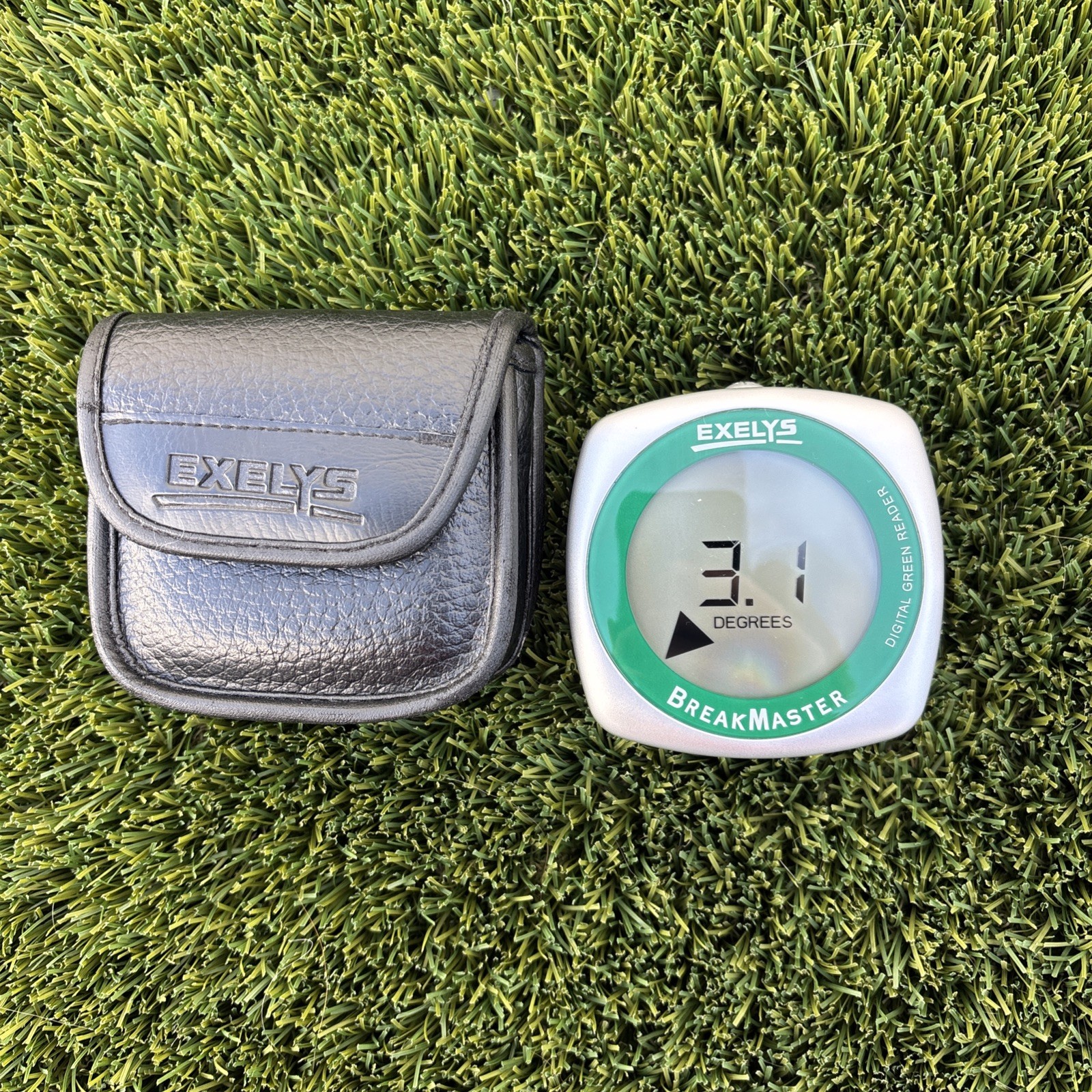 Golf Digital Green Reader BreakMaster LCD Display with Carrying Case