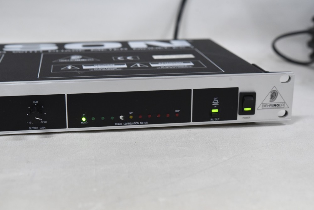 Behringer Edison EX-1 Stereo Image Processor Phase Meter Rack Mount Unit