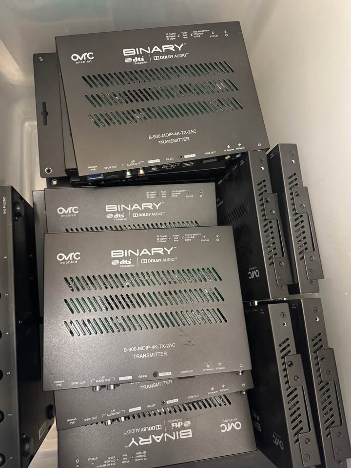 OVRC ENABLED BINARY B-900-MOIP-4K TRANSMITTERS (POE ONLY) TX-2AC ONLY