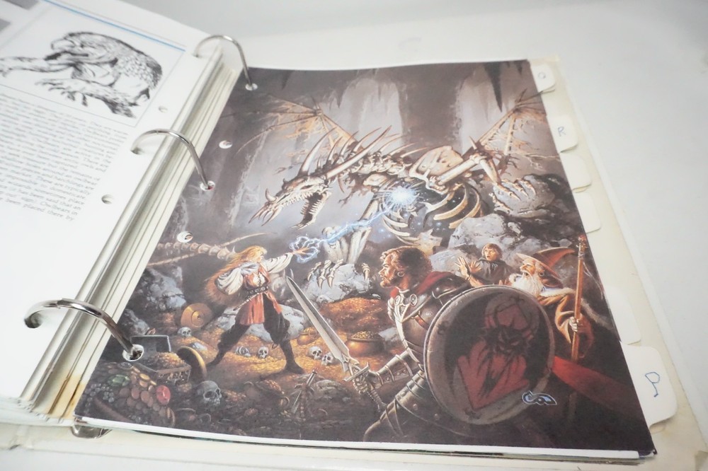 Monsters Compendium Binder AD&D Vol 1 & 2