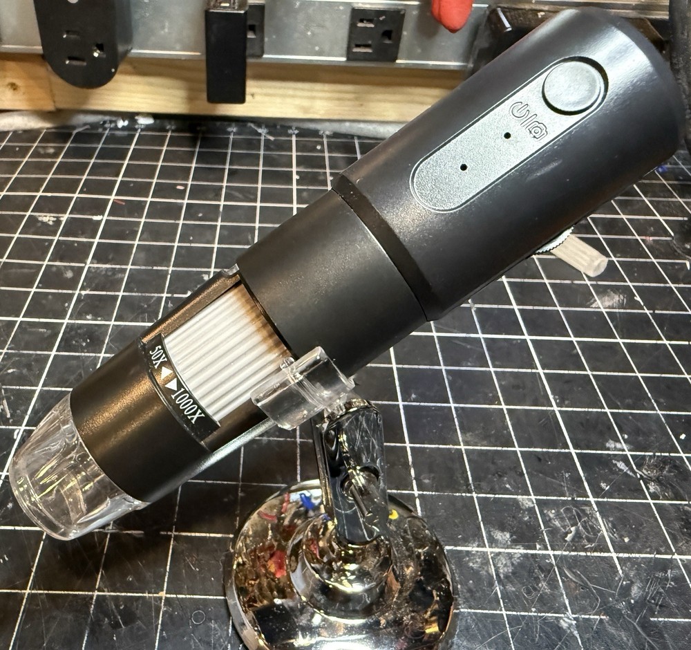 Digital Smart Plastic USB Microscope - Black