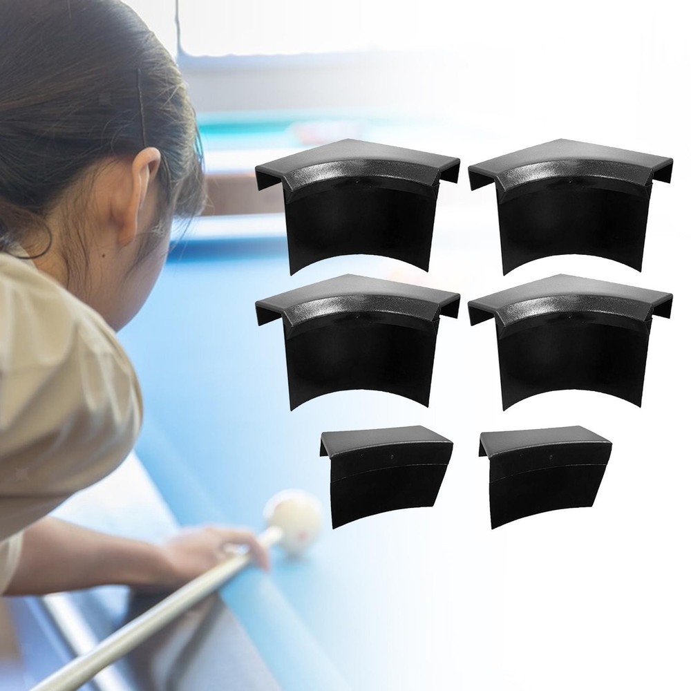 Premium Pool Table Liners Set - 6PCS Corner and Side Replacement Accessories