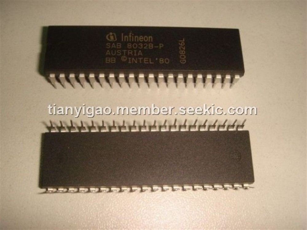 2pcs SIEMENS SAB8032B-P DIP-40 8-Bit Sigle-Chip Microcontroller RH